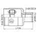 inner cv joint left 24x41.3x28