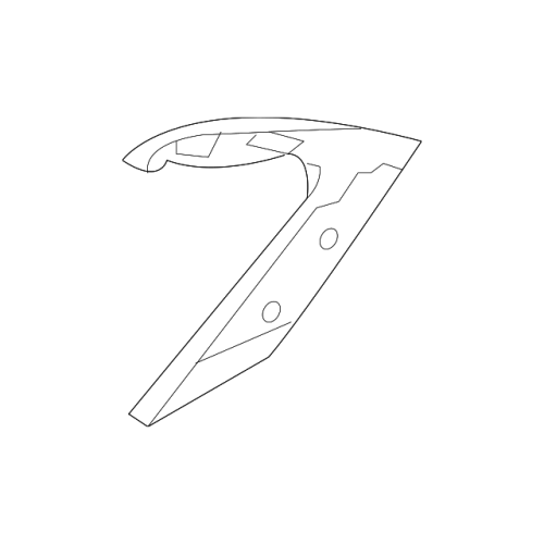 Moulding-Rear Door S