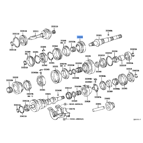 Synchronizer 3rd Gear - Toyota Landcruiser HZJ78 HZJ79
