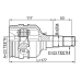 inner cv joint 23x34x23