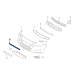 Moulding-Front Bumper,Low