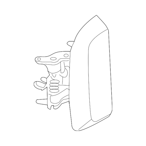 Handle Assy - Rear Door Outside, Rh