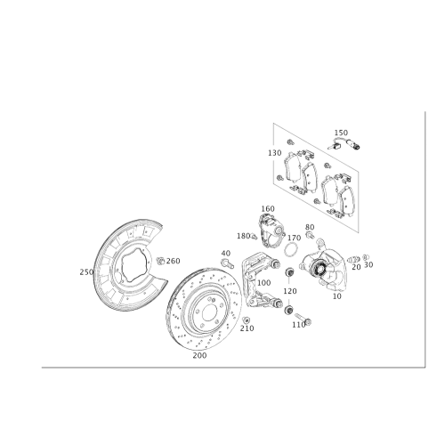 Brake Pads Front Db W223