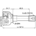 outer cv joint 19x55.6x26