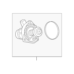 BMW OEM 750i xDrive Cooling Water Pump Thermostat Unit 11538685978