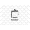 Rear Brake Pad Set ! Mb W203 00>/W210 2.8-3.2Cdi 96>'