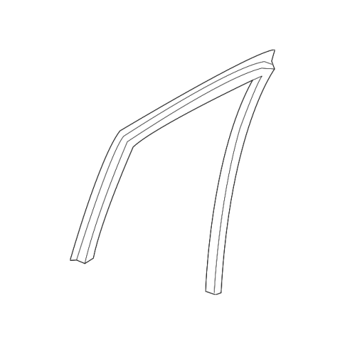 Glass Run Rubber-Rear Doo