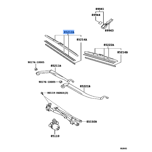 WIPER BLADE FR RH