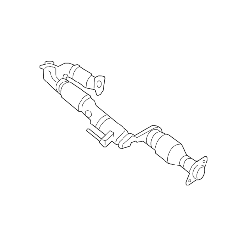 Tube-Exhaust,Front W Cata