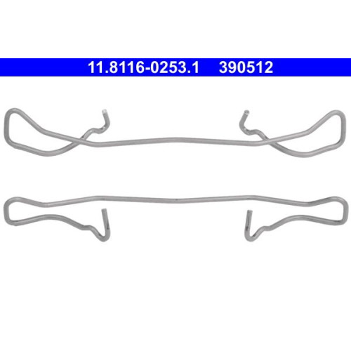 Attachment,Pad-Rear, 11811602531, ATE
