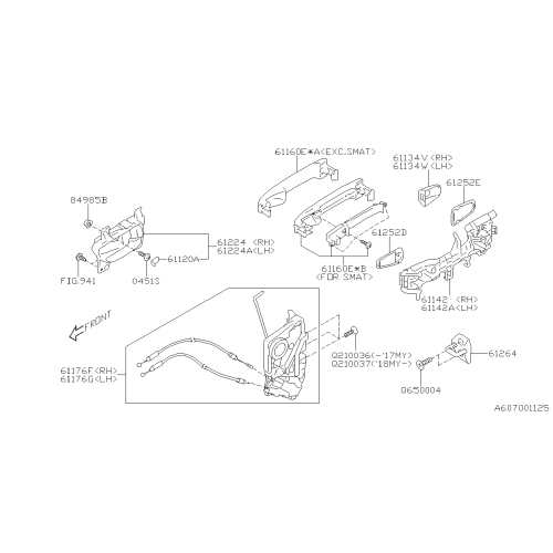 Lever(L),Outer Handl