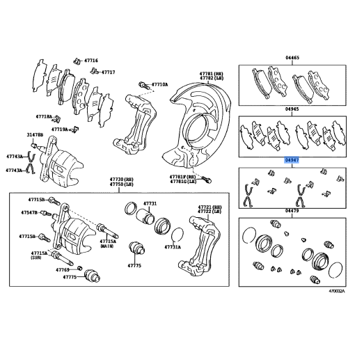 BRAKE PAD KIT