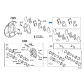 Genuine Toyota PAD KIT, DISC BRAKE, FRONT - Fortuner & Hilux