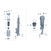 Boot Set For Mercedes-Benz W205 W213 X253