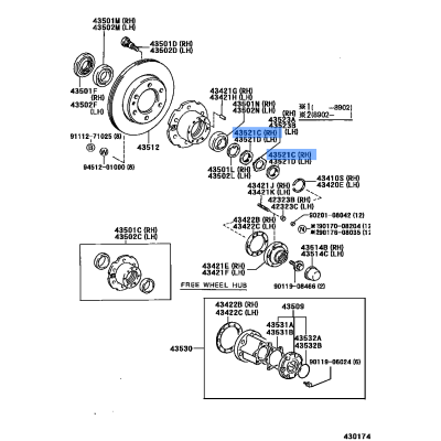 NUT,AXLE BEARING