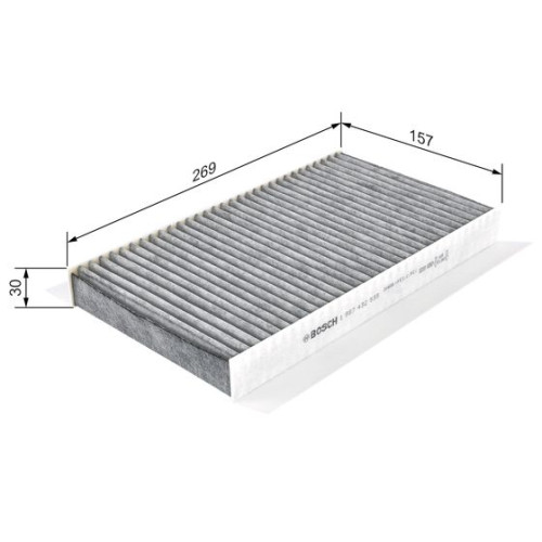 Cabin Air Filter - BOSCH 1 987 432 535