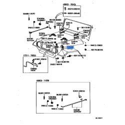 Clamp  Bonnet Support Rod