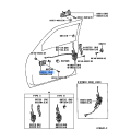 HANDLE SUB-ASSY, FRONT DOOR INSIDE, RH - Toyota 69205-YC040-E0