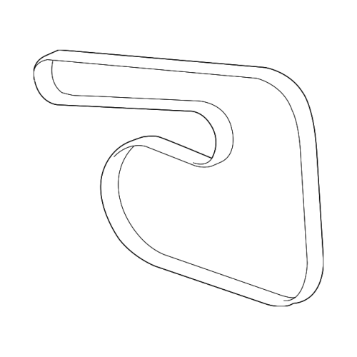 GENERAL MOTORS 55580052 V-Ribbed Serpentine Belt