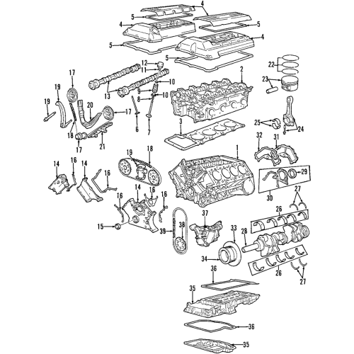 Guide Timing Chain Bmw E38,E39,X5/M62