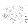 MERCEDES-BENZ 1178850622 Front Bumper Tow Hook Cover