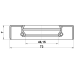 oil seal front hub 46.15x73.1x7x7
