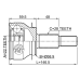 outer cv joint 22x58.9x28