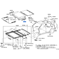 TOYOTA 63218-60050 Genuine Garnish Sliding Roof Side Left Hand