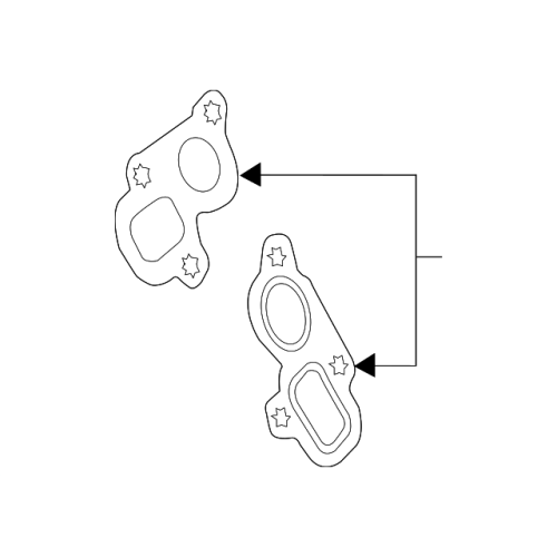 GENERAL MOTORS 12657430 Water Pump Gasket