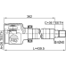 inner cv joint right 26x40x36