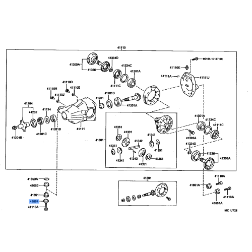 Rear Differential Mount Lower Stopper