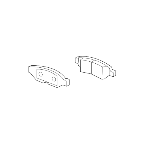 GENERAL MOTORS 85143237 Rear Disc Brake Pad Set
