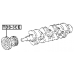 crankshaft pulley 2c/3ce