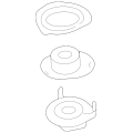 NISSAN 54320JA00A Genuine Strut Mount