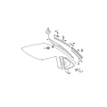 Mercedes-Benz R107 Intermediate Layer Seal Pad Lower 1 Meter OEM A0009873760