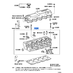 Cylinder Head - TOYOTA 5L - HIACE HILUX LAND CRUISER PRADO - 3.0 LTR