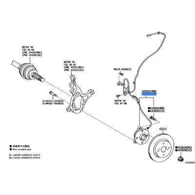 HUB BEARING FR