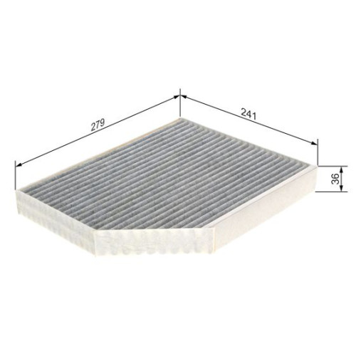 Bosch Cabin Pollen Filter 1987432369 Fits Audi Q5 A4 A5 Porsche Macan Genuine