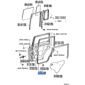TOYOTA 67872-12530 Weatherstrip Rear Door Left Hand