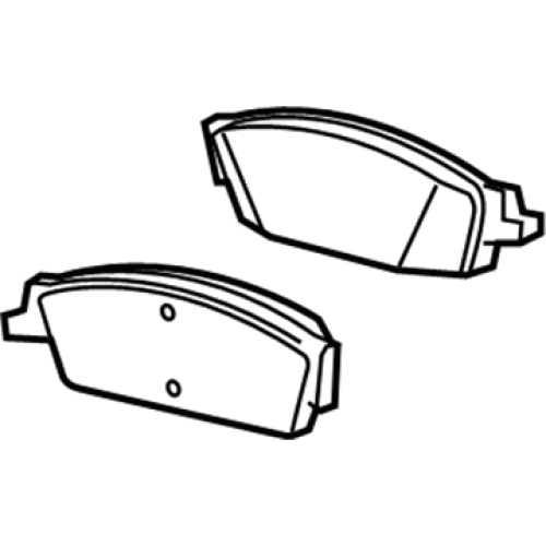 GENERAL MOTORS 85601646 Rear Disc Brake Pad Set