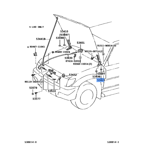 Hood Hinge