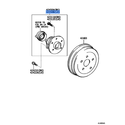 Hub And Burg Assy Rr