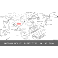 Fuel Vapor Control Hose - Nissan 22320-VC705