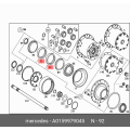 Shaft Seal, Wheel Hub - MERCEDES-BENZ ACTROS