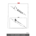 Toyota Genuine Power Steering Gear Gasket Kit (Rack & Pinion) - OEM 04445-33090