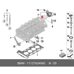 FEBI Valve Cover Cylinder Head Cover + Gasket BMW X3 F25 X4 X5 5 Series F10