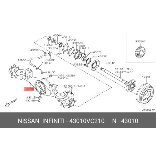 Housing Assy, Rear Axle