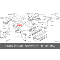 Nissan Fuel Evaporation Control Hose 22320-VC715