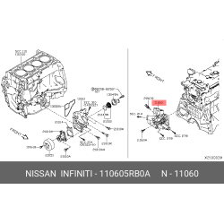 Outlet Water - Nissan 11060-5RB0A