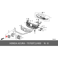 Honda OE EMBLEM (H) 75700-T2J-H00